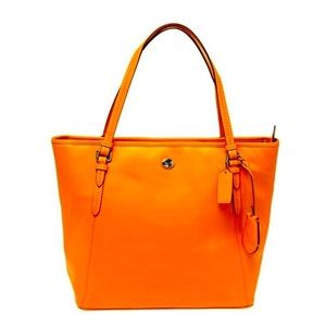Orange Coach Bag - New